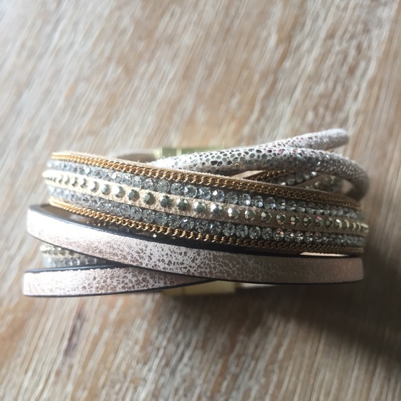 Multi Strand Crisscross Bracelet- NWOT - Picture 1 of 4